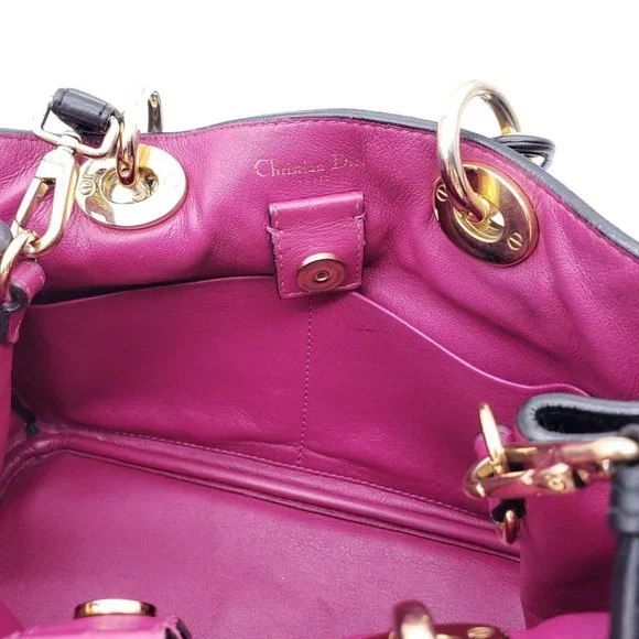 100% Authentic Christian Dior Black Handbag & Crossbody Bag - Picture 13 of 16